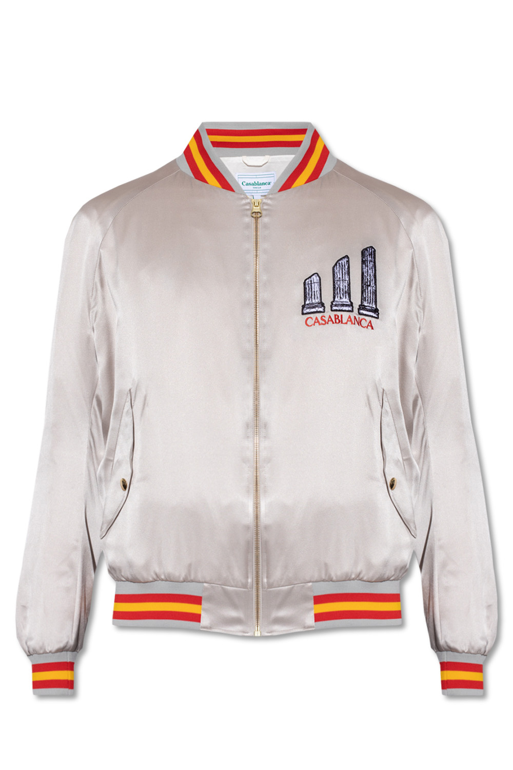 IetpShops Anguilla - Silk bomber jacket Happy Casablanca - Schott